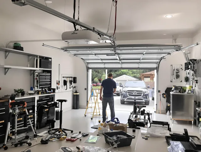 Garage door opener installation by Whittier Garage Door Repair in Whittier
