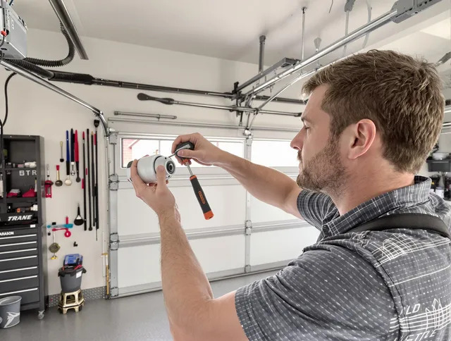 Garage door opener repair service by Whittier Garage Door Repair in Whittier