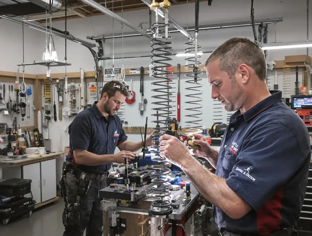 Garage door spring repair service by Whittier Garage Door Repair in Whittier